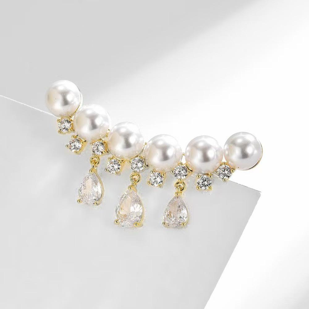 Брошка з намистинами та стразами 50x25 мм (158511311) - фото 3 Брошка з намистинами та стразами 50x25 мм (158511311) - фото 3