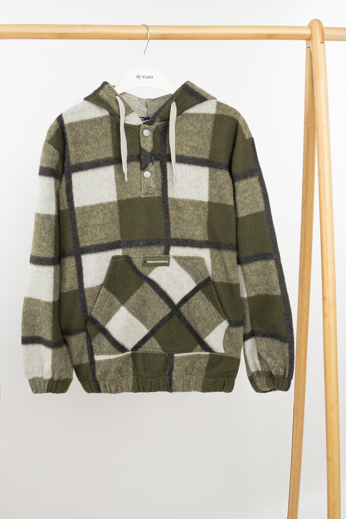 Худи для мальчика ЦБ-00231519 170 см Зеленый (28575976)