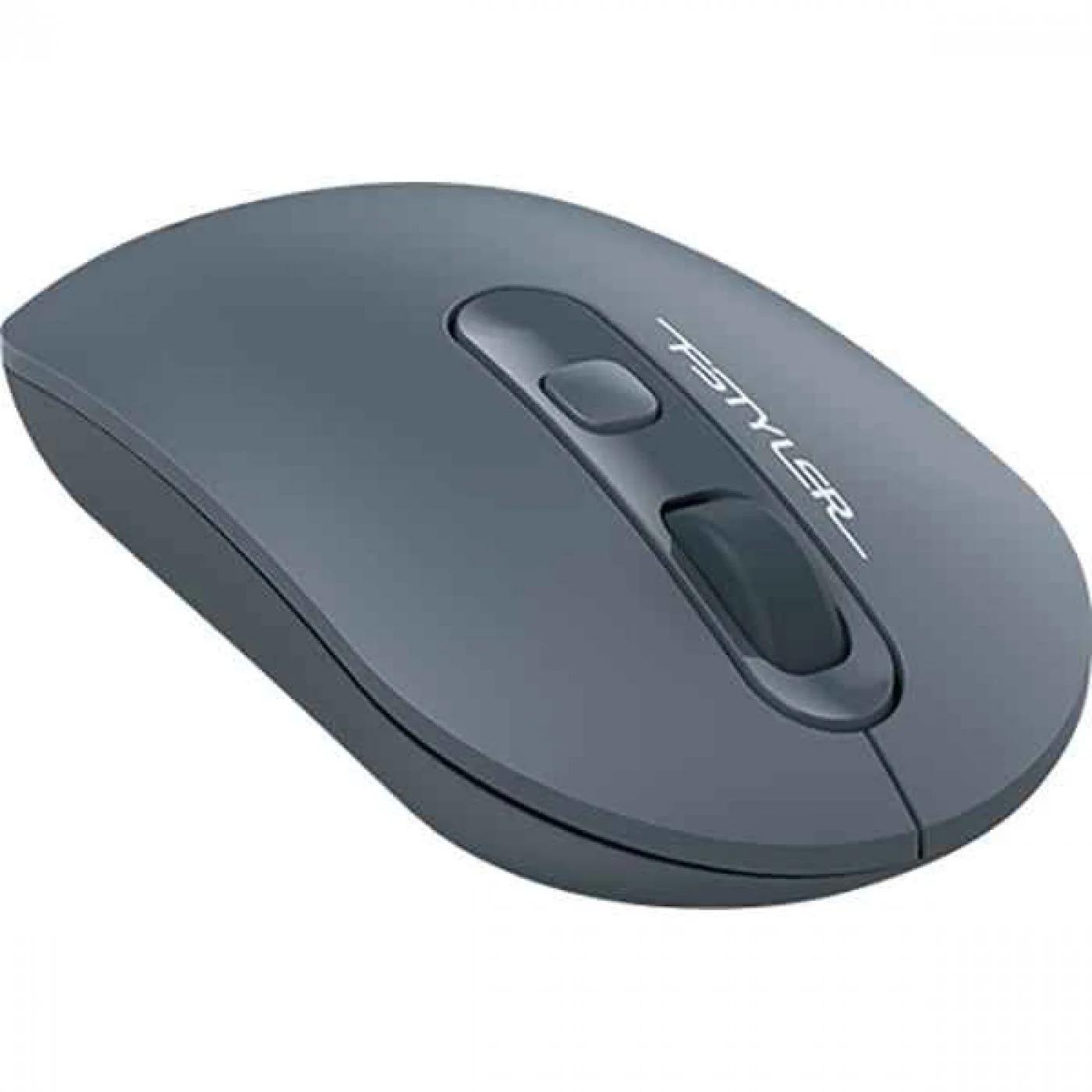 Мышь беспроводная A4Tech FG20 2.4GHz оптическая 1000-2000 DPI от батареек Ash Blue (29709839) - фото 4 Мышь беспроводная A4Tech FG20 2.4GHz оптическая 1000-2000 DPI от батареек Ash Blue (29709839) - фото 4