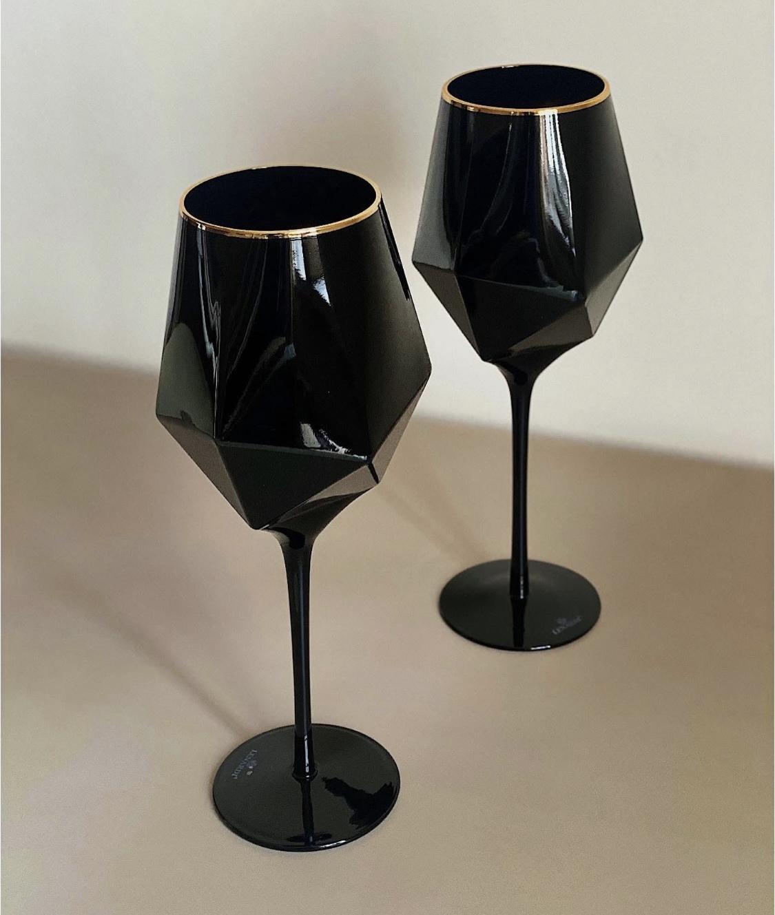 Бокал стеклянный для игристых напитков Сальвадор 600 мл Черный (90808) - фото 4 Бокал стеклянный для игристых напитков Сальвадор 600 мл Черный (90808) - фото 4