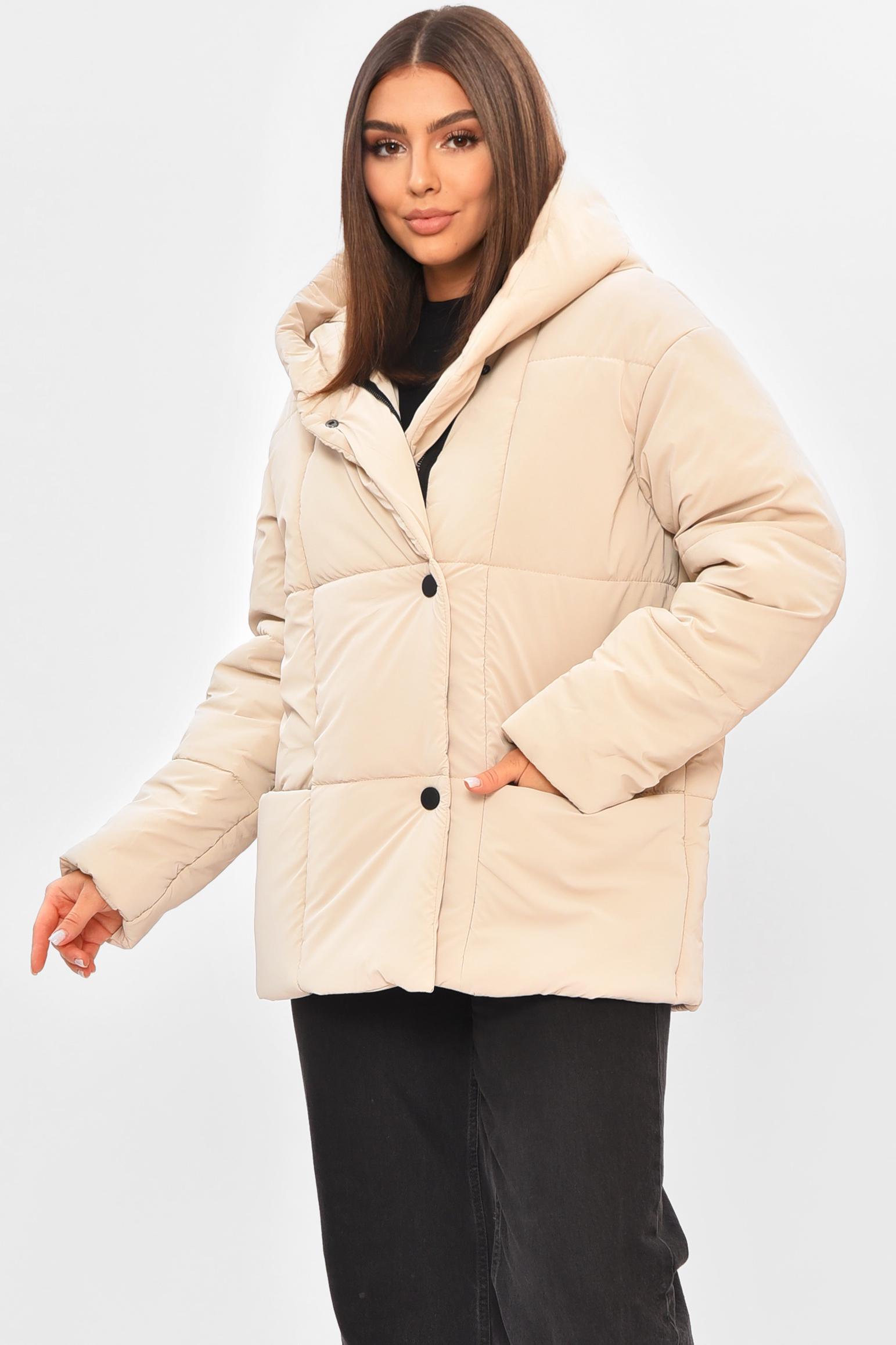 Куртка женская демисезонная L Светло-бежевый (205479)