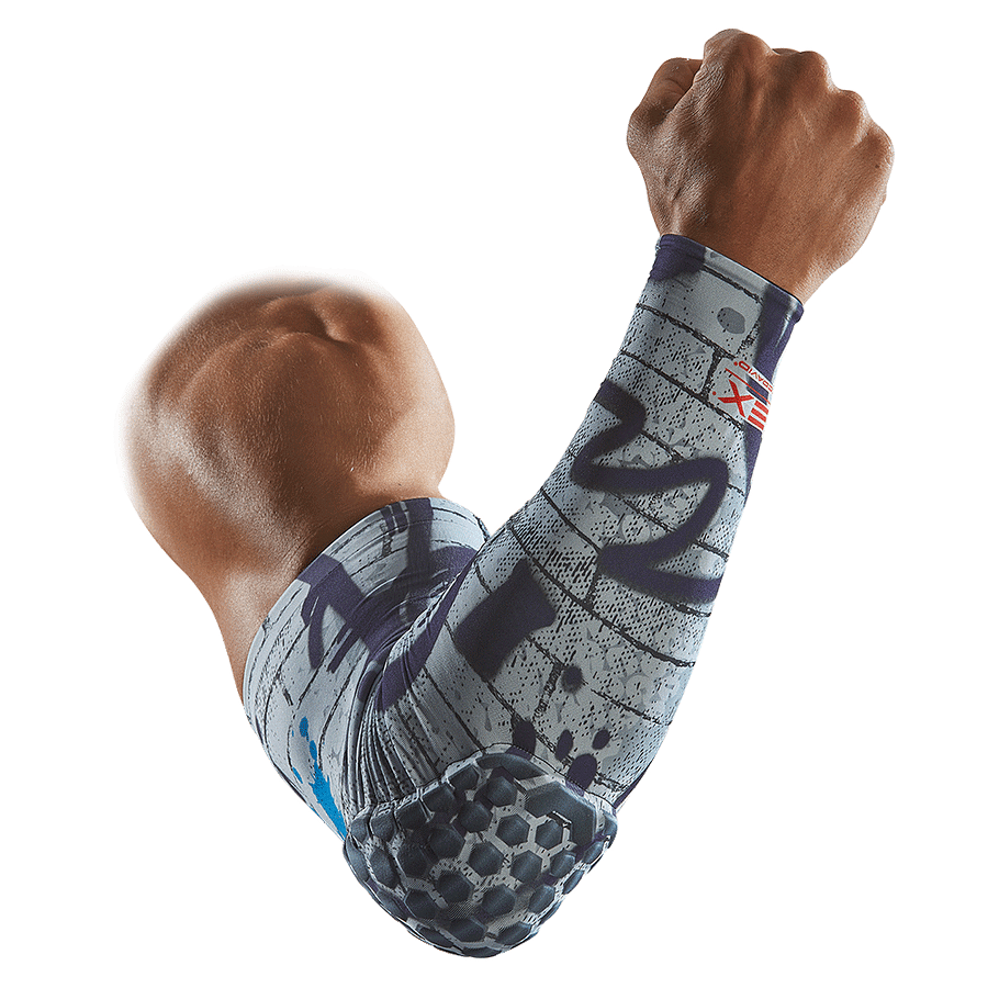 Компресійний рукав із захистом McDavid Hex Reversible Arm Sleeve двосторонній M (10788_90)