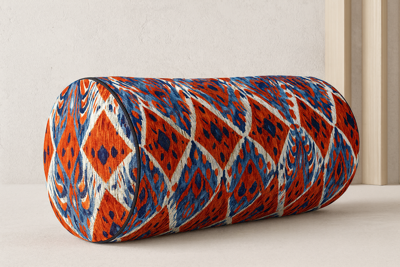 Подушка-валик Presentville этно орнамент Красно-синий (PV SEA003)