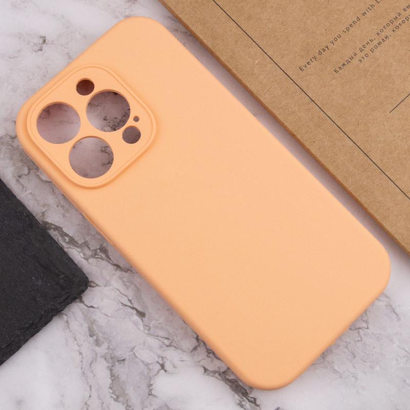 Чехол Silicone Case Full Camera Protective (AA) NO LOGO для Apple iPhone 15 Pro Max (6.7") Оранжевый | Cantaloupe - фото 4