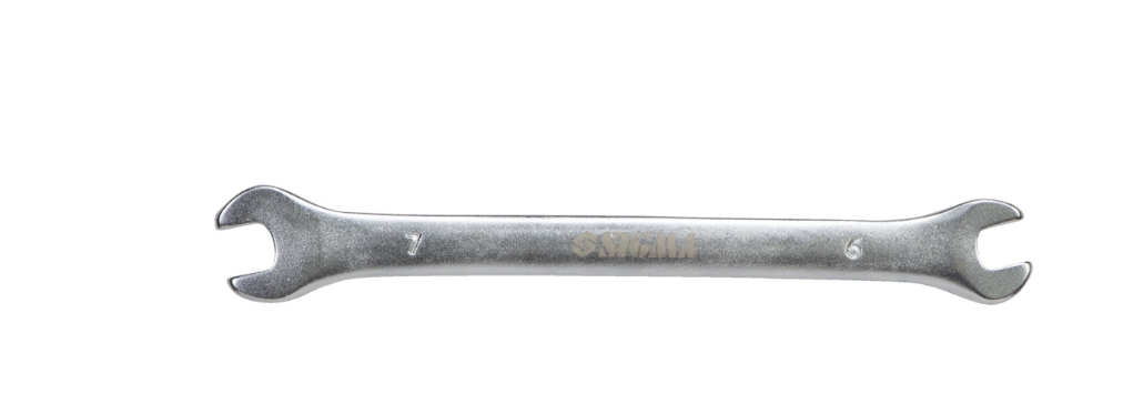 Ключ рожковый Sigma 6x7 мм CrV Satine (6025611)