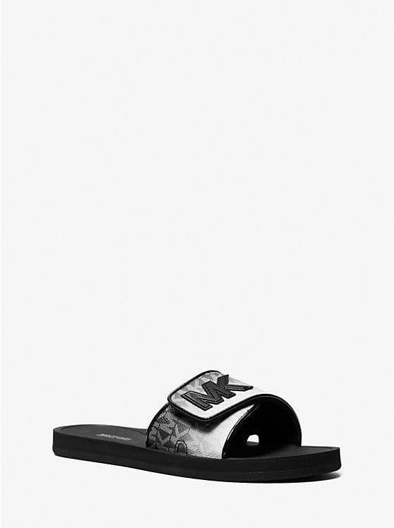 Шльопанці жіночі Michael Kors Palmer Ombré Signature Logo Slide Sandal US 7 р. 37 (35MK648OM)