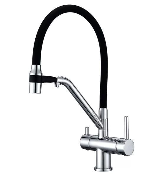 Смеситель для кухни Gappo G4398-80 с выходом для питьевой воды (57971)