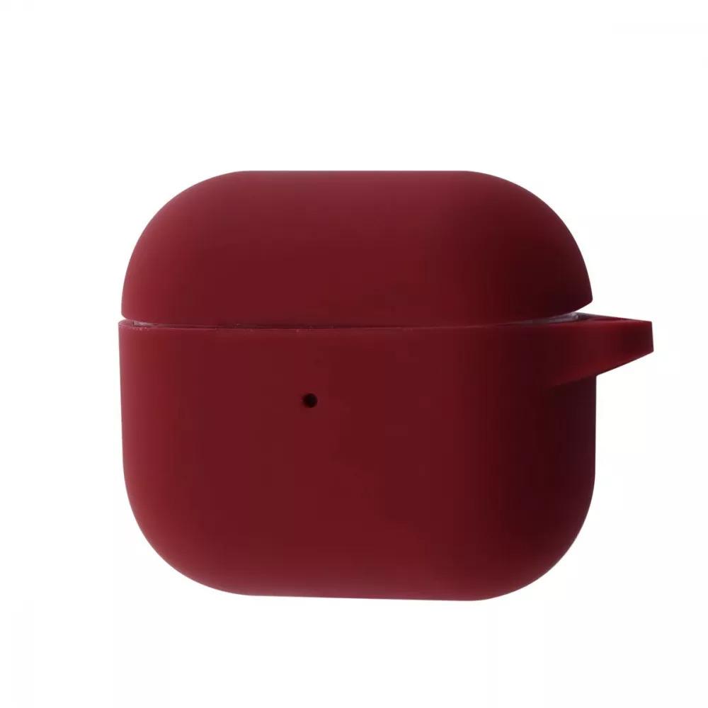 Чехол для наушников Silicone Case for AirPods 3 Bordo (589812)