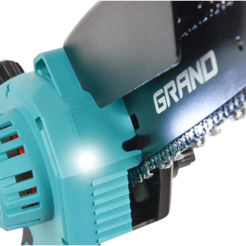 Пила цепная аккумуляторная GRAND АПЦ-20V/8" без аккумулятора и зарядного устройства - фото 5 Пила цепная аккумуляторная GRAND АПЦ-20V/8" без аккумулятора и зарядного устройства - фото 5