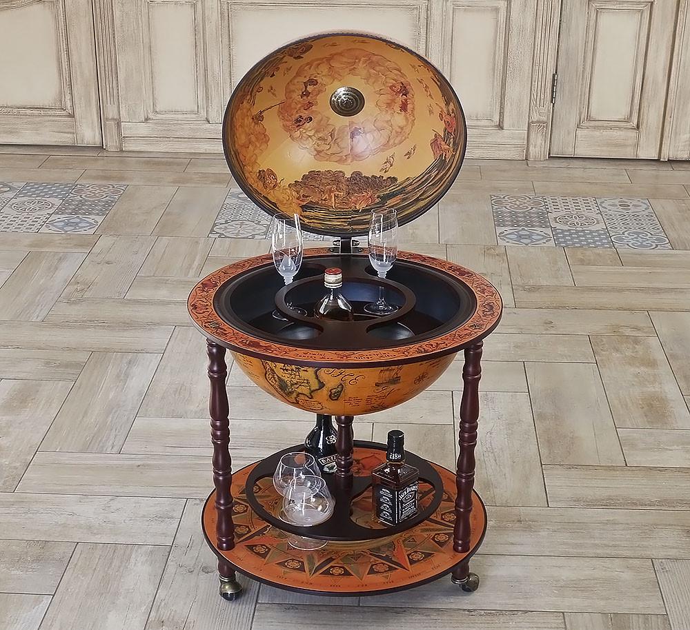 Минибар Гранд Презент Глобус Древняя карта 45 см Коричневый (45001R)