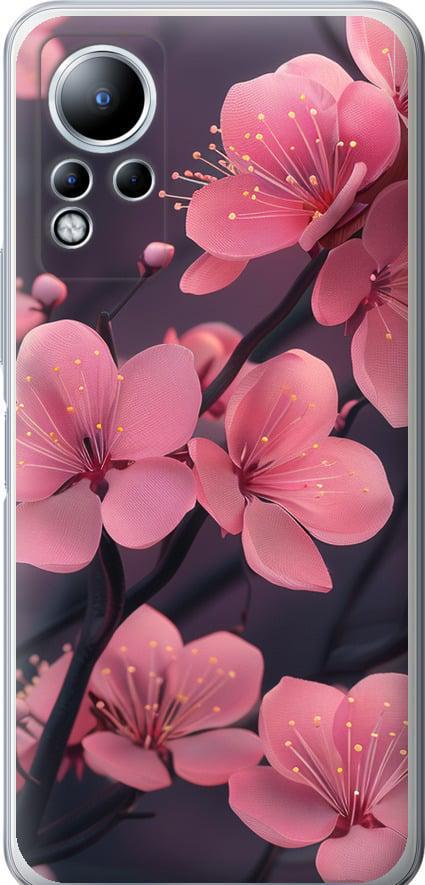 Чехол на Infinix Note 12 Пурпурная сакура (6075u-2927-42517)