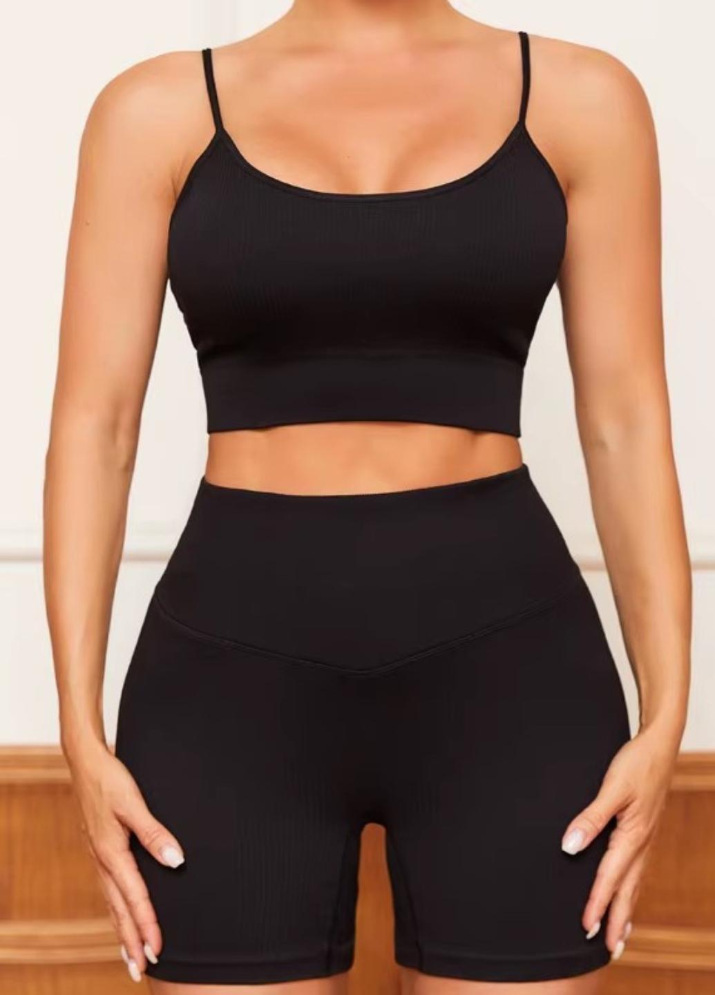 Топ спортивный женский Sport Comfort A002 в рубчик M Черный (1944-44-03) - фото 7 Топ спортивный женский Sport Comfort A002 в рубчик M Черный (1944-44-03) - фото 7