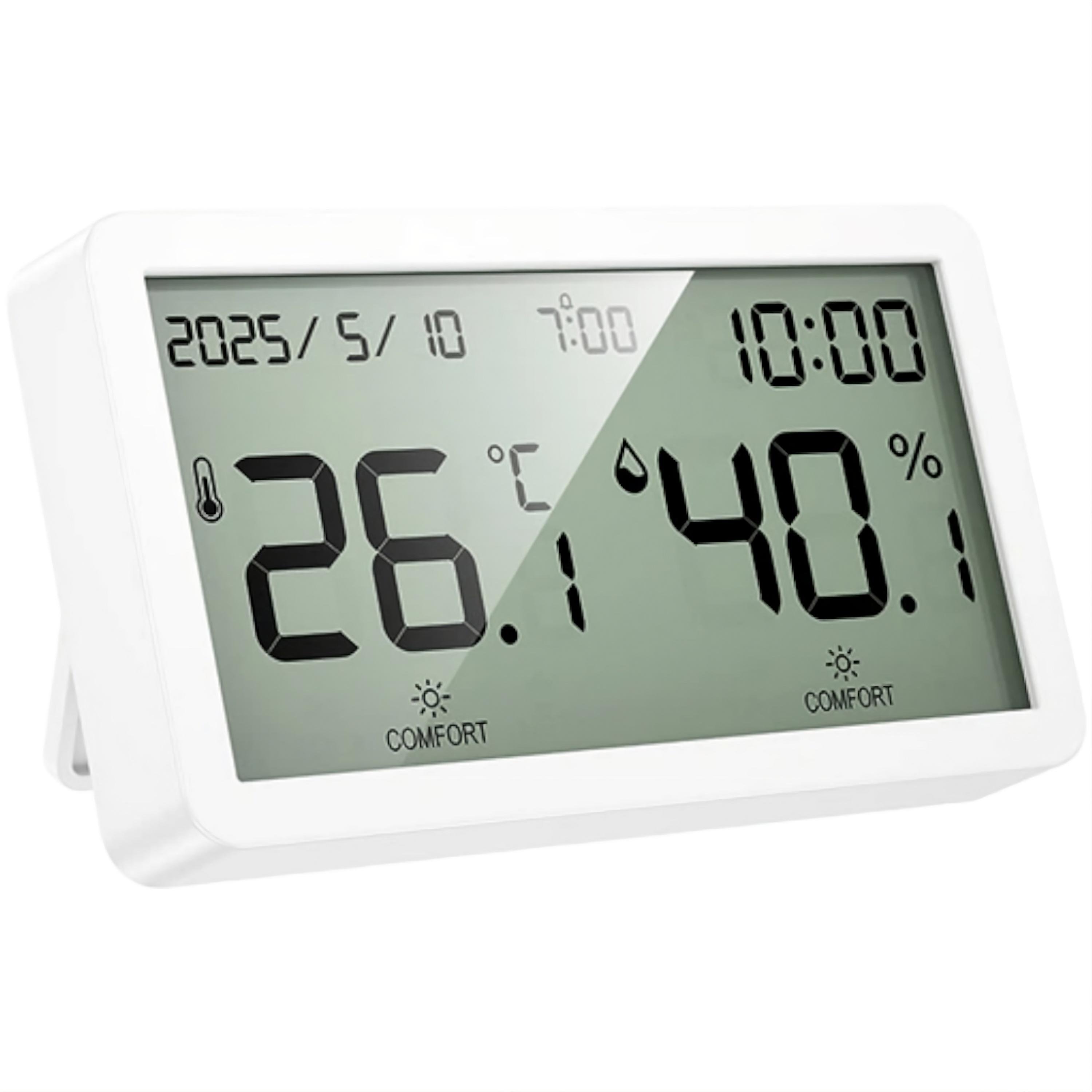 Годинник електронний настільний Hoco HX42 з термометром і гігрометром Білий (30777624)