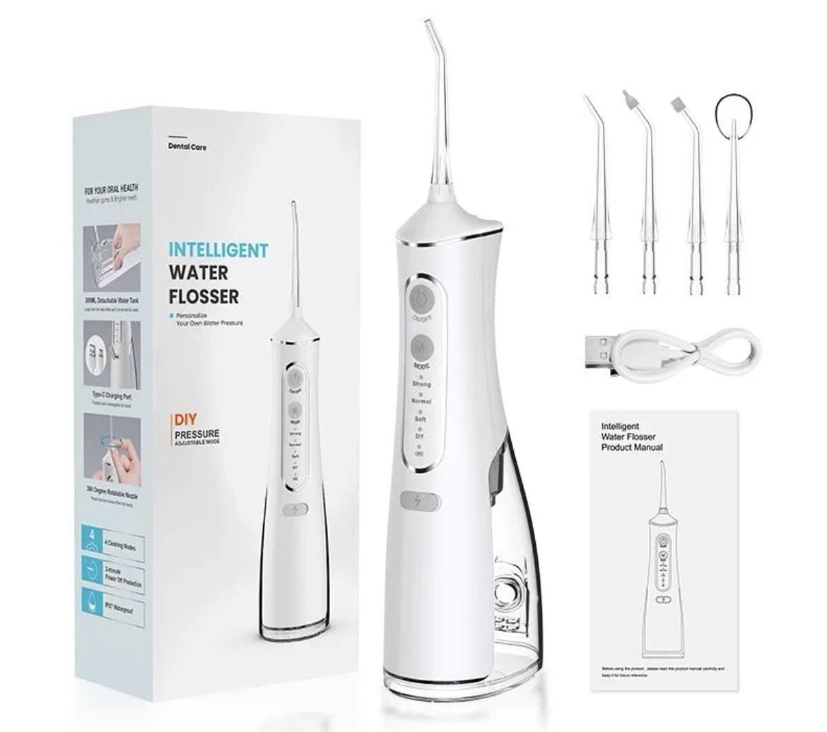 Ирригатор для чистки зубов и полости рта ETOU портативный 330 мл (1281)