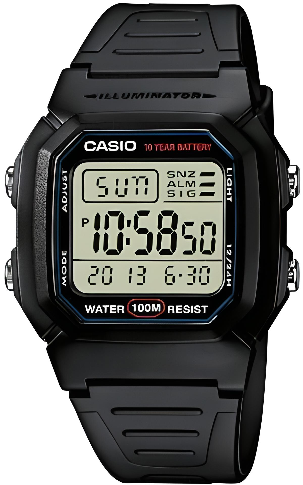 Годинник чоловічий Casio W-800H-1AVEF Годинник чоловічий Casio W-800H-1AVEF