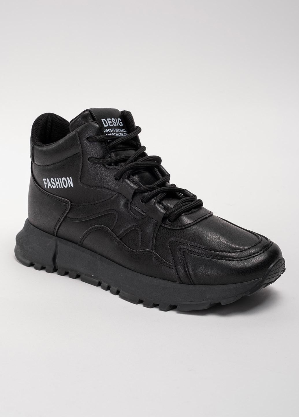 Кроссовки высокие женские р. 36 Черный (341403_36)