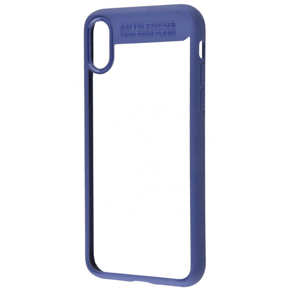 Чехол Rock Clarity Series case PC/TPU для iPhone X Dark Blue