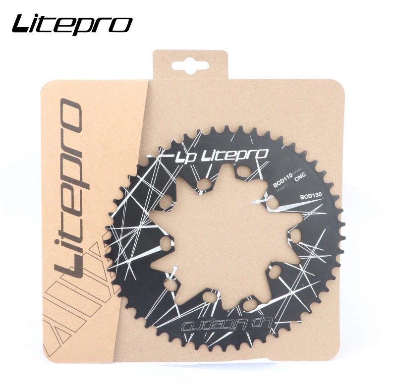 ᐉ Звезда фрезерованная велосипедная LitePro Oval 110/130 BCD 52T