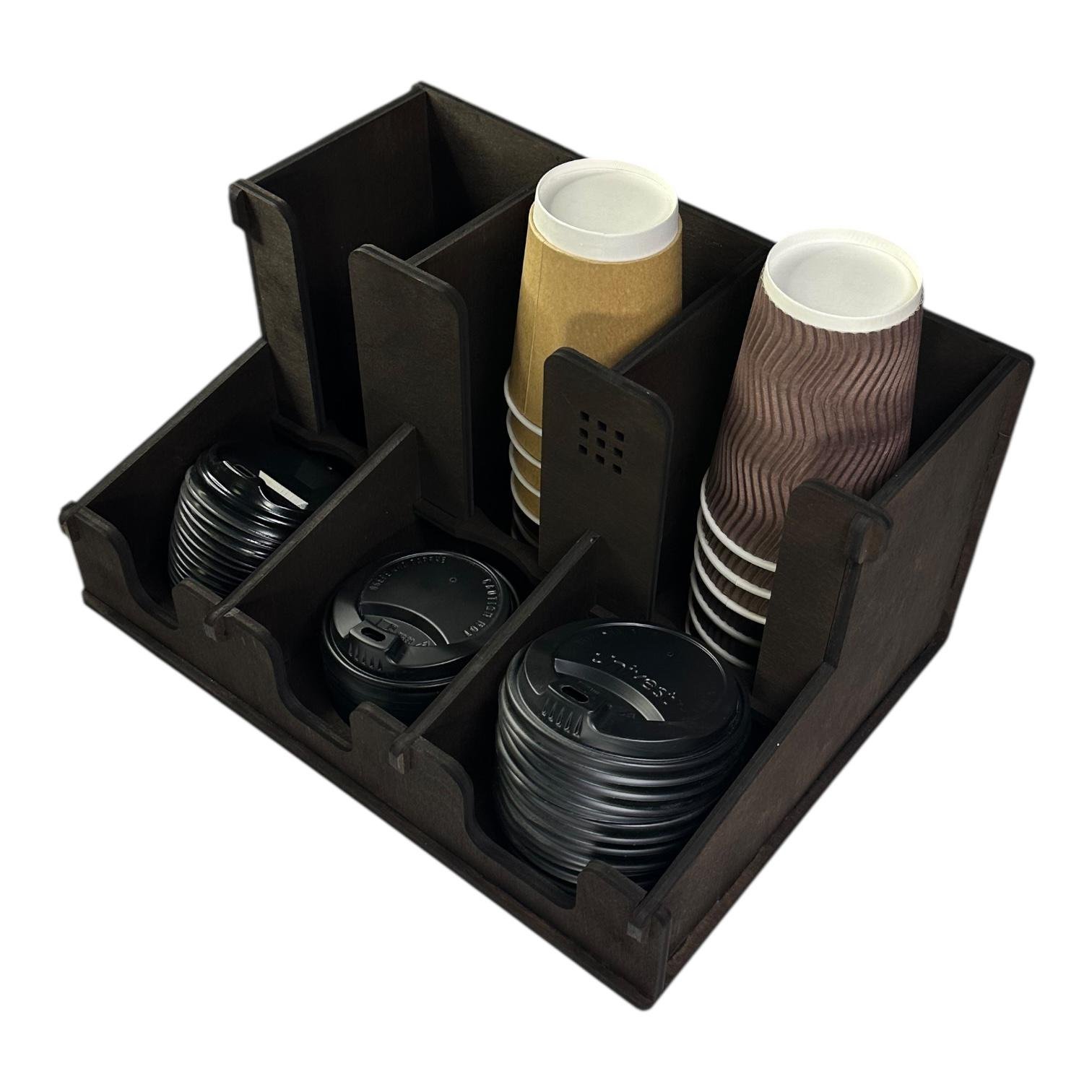 Органайзер кавовий дерев’яний Barista 3X Палісандр (WN-004)