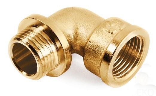 Колено General Fittings В/Н 1" латунь (2700.24)