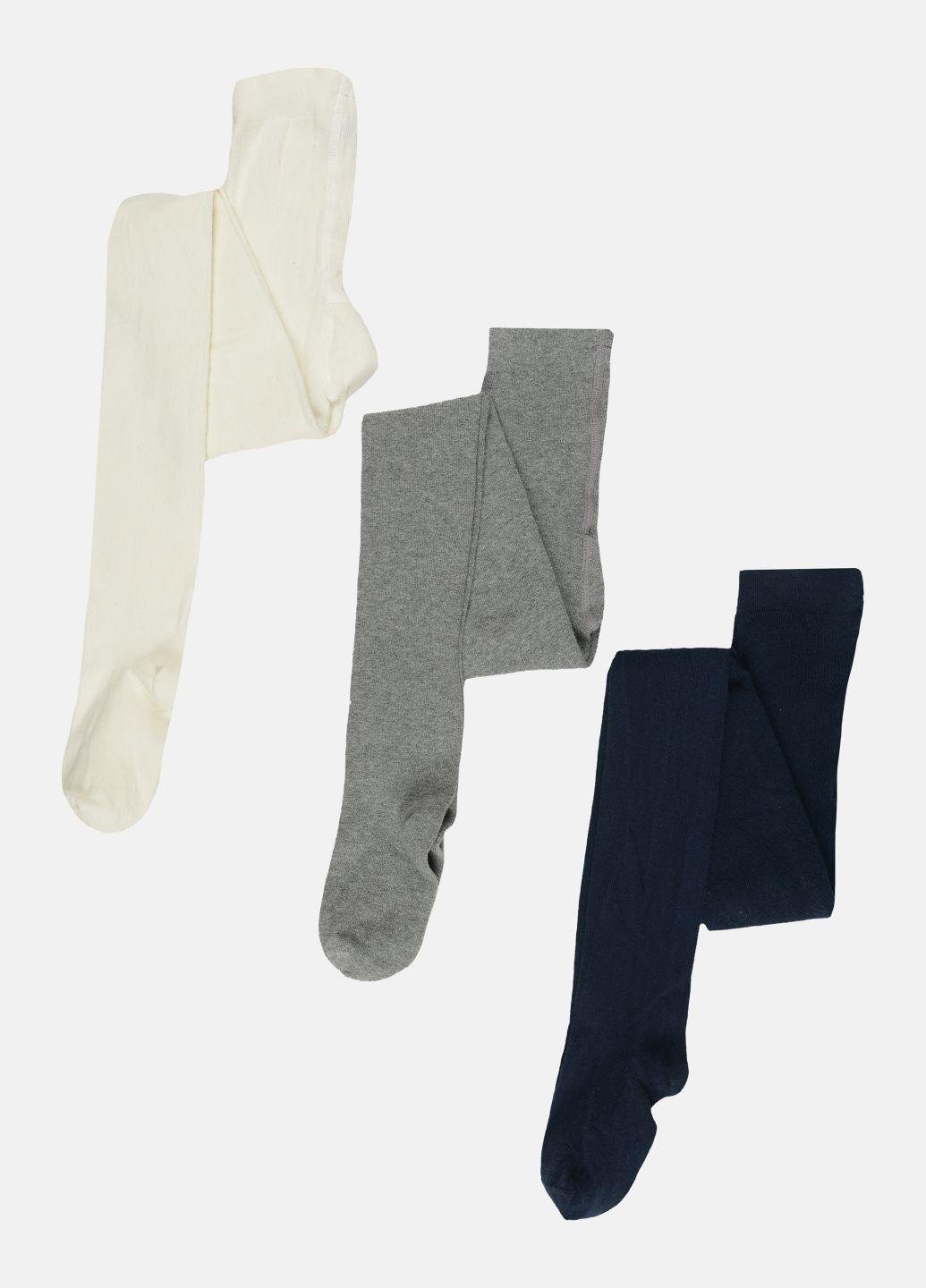 Колготки C&A 3 шт. 146-152 см ББелый/Серый/Синий (41825643257002055227)