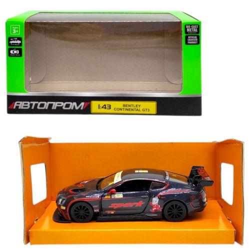 Игрушечная машинка металлическая Автопром Bentley Continental GT3 (2987496134)