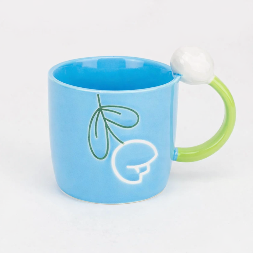 Чашка Modern Тюльпан 400 мл 2 комплекта Голубой