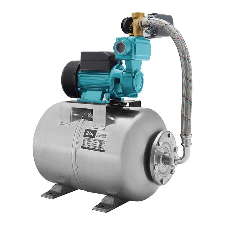 Станция Euroaqua WZ 250 бак 24л H 0,25 кв. чугун в сборе Inox (31265038)
