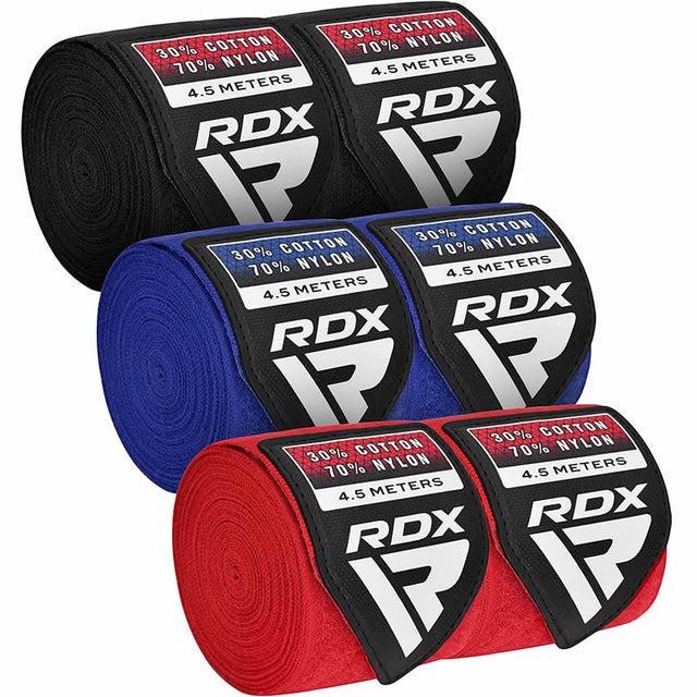 Бинти для боксу RDX RB Hand Wraps Combine 4,5 м 3 пари Red/Black/Blue (3070022213)