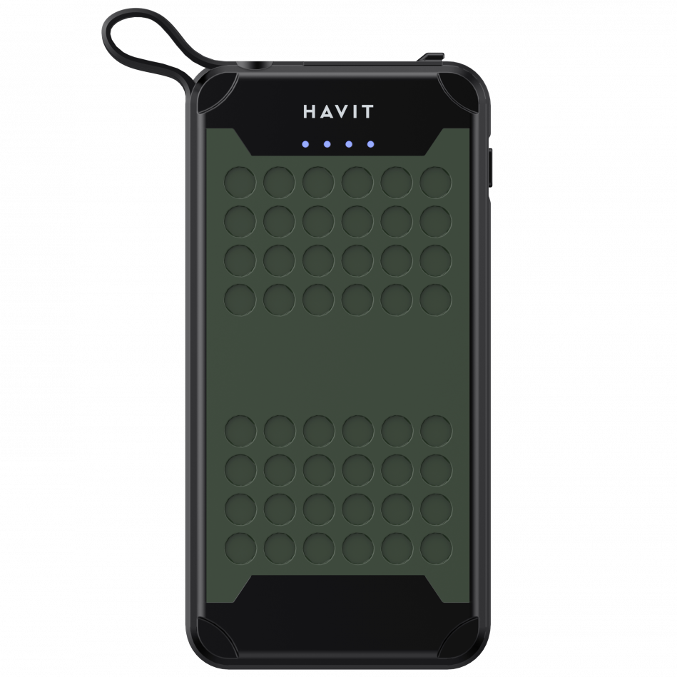 Повербанк Havit FS214 IP67 10000 mAh Green - фото 4