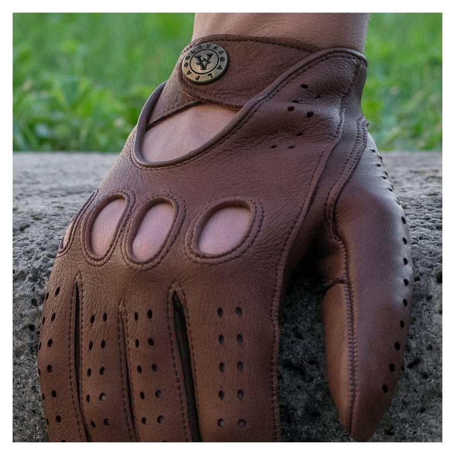 Перчатки мужские Alpa Gloves 796-18 автомобильные натуральная кожа р. 8,5 Коричневый (28584108) - фото 3 Перчатки мужские Alpa Gloves 796-18 автомобильные натуральная кожа р. 8,5 Коричневый (28584108) - фото 3