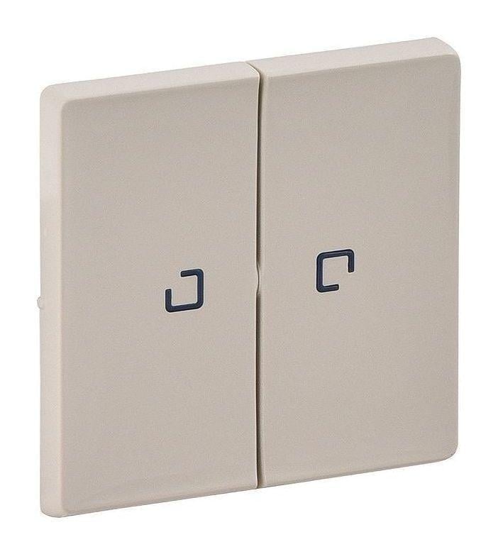 Кнопка выключателя Legrand Valena IN'Matic/Life двойная с линзами Айвори (25877268)