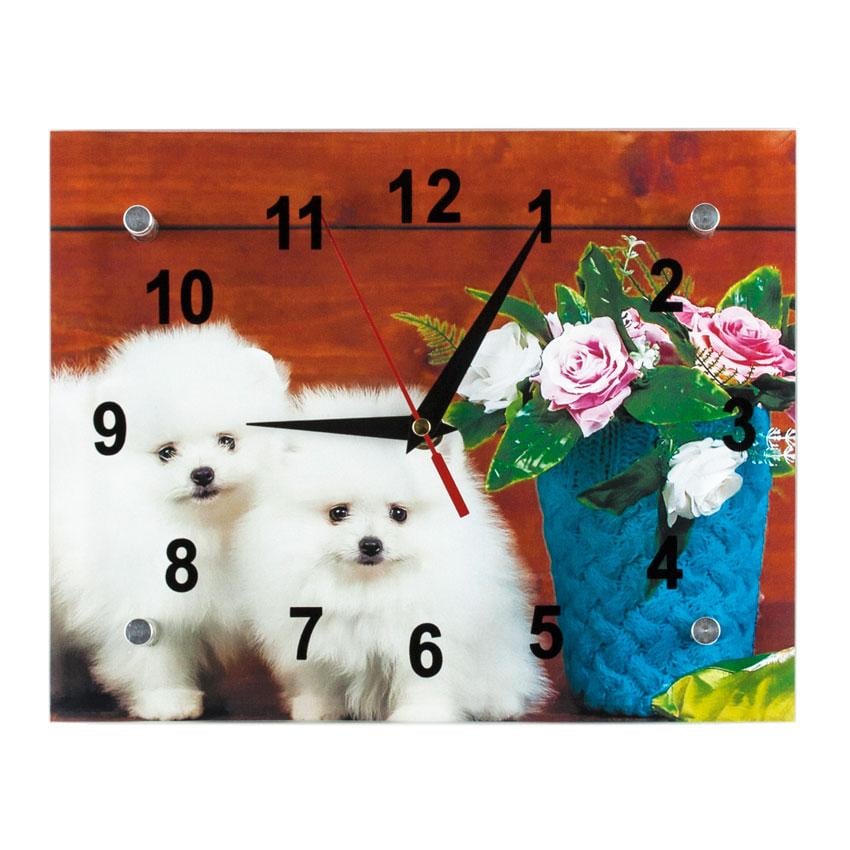 Часы настенные Пушистая парочка 21х26х5 см (21874)