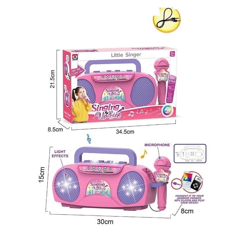 Магнитофон с микрофоном 5802A детский - фото 3 Магнитофон с микрофоном 5802A детский - фото 3