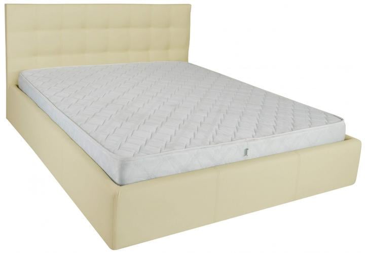 Кровать-подиум двуспальная ChesterNew Design Standart Rocky экокожа 160х200 см Бежевый Кровать-подиум двуспальная ChesterNew Design Standart Rocky экокожа 160х200 см Бежевый