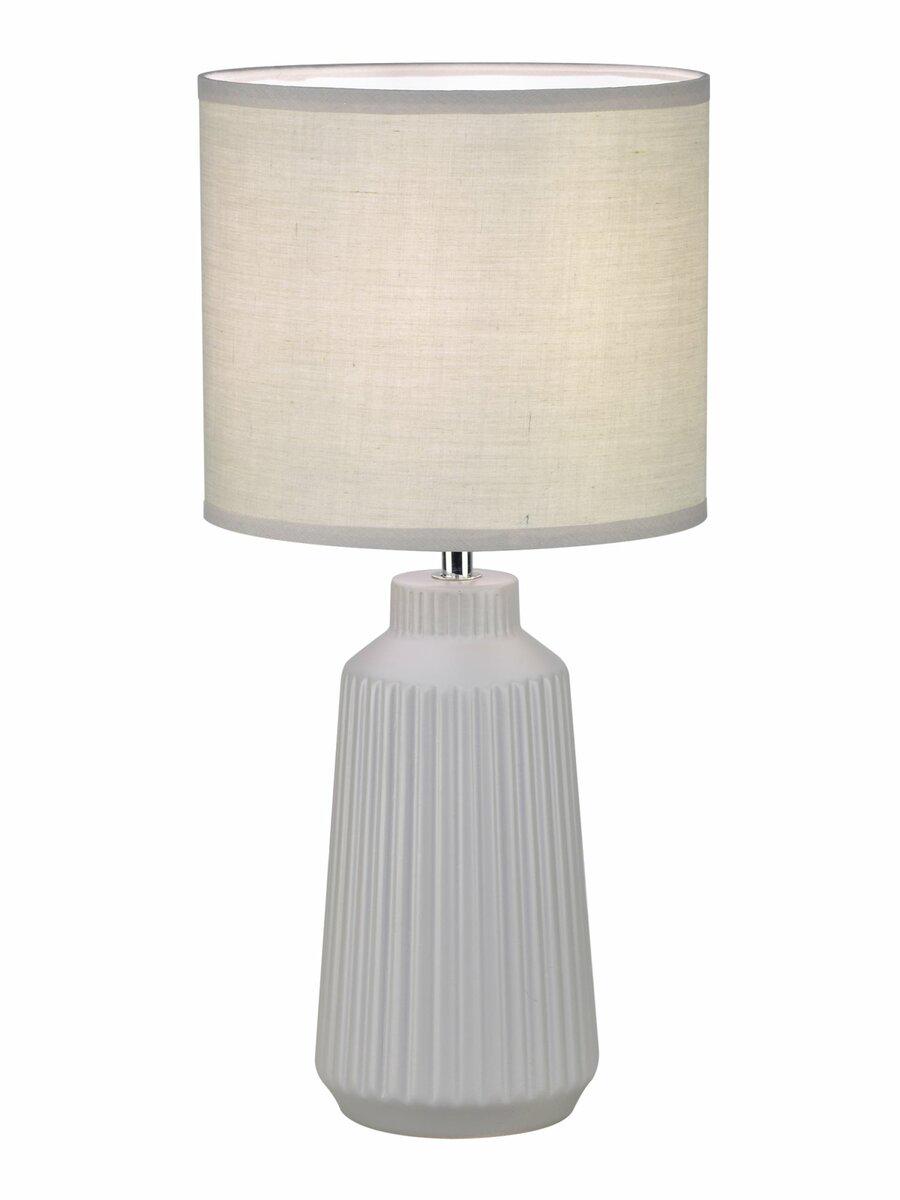 Настольная лампа с абажуром Lighthouse SRS-20002/1T Светло-серый