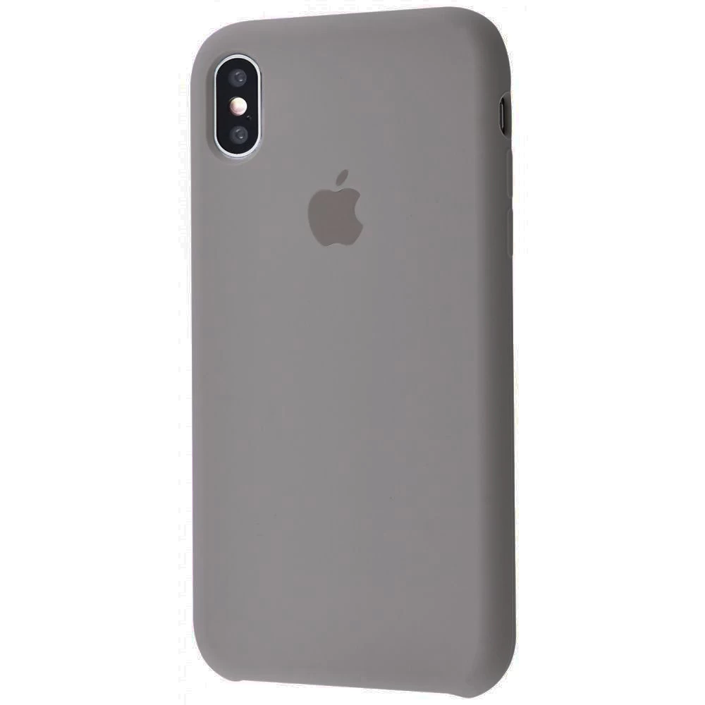 Силиконовый Чехол Накладка Silicone Case для iPhone Xs Max Pebble