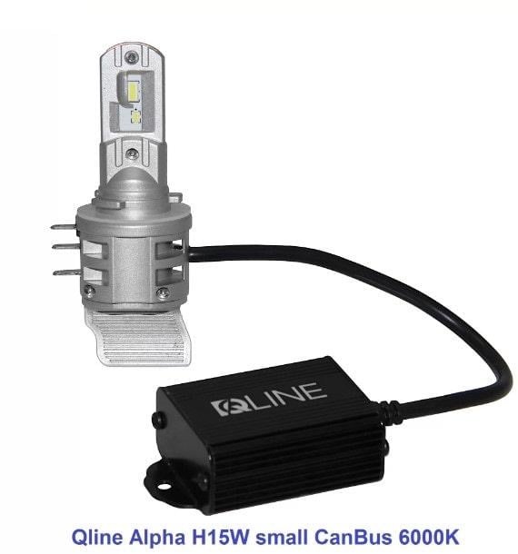 Автолампи Qline Alpha H15W small CanBus LED 6000K 2 шт. - фото 2