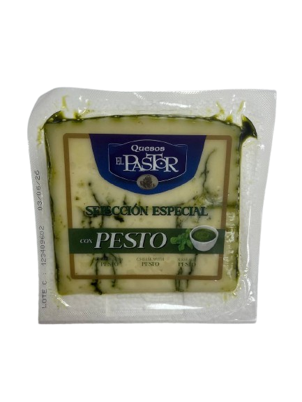 Сир Quesos EL Pastor Мікс молока з песто 200 г (13356508)