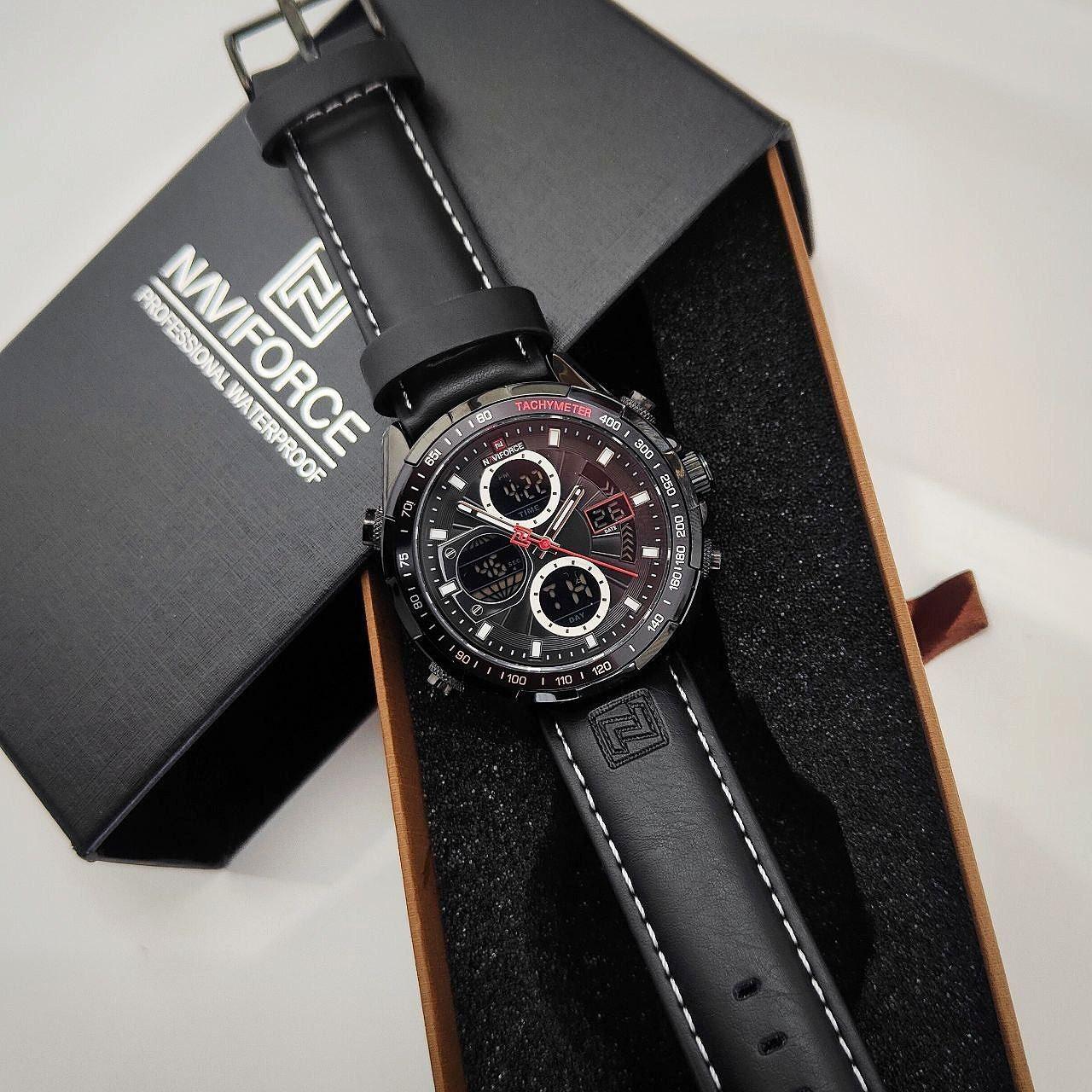 Часы мужские Naviforce 9197 Black (14116086) - фото 3 Часы мужские Naviforce 9197 Black (14116086) - фото 3