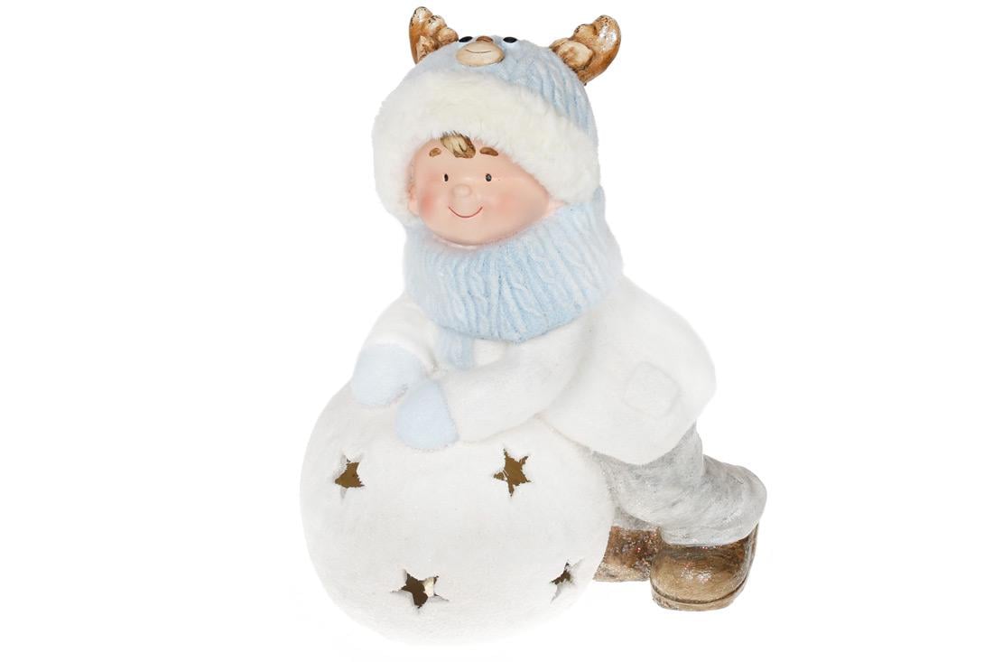 Новогодняя фигура BonaDi Мальчик (711-340)