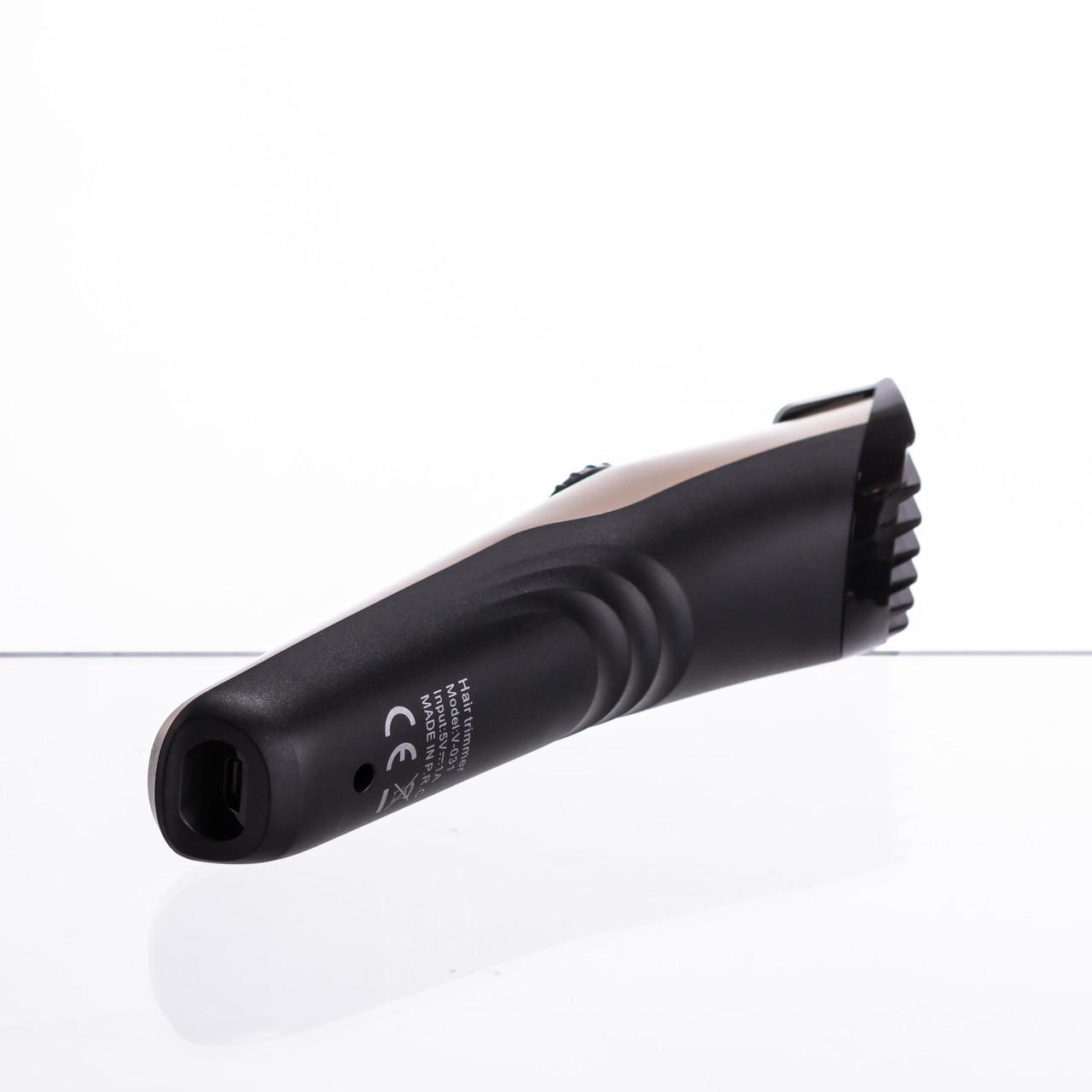 Машинка для стрижки волос и бороды VGR V-031 на аккумуляторе с насадками Золотистый (7356) - фото 12 Машинка для стрижки волос и бороды VGR V-031 на аккумуляторе с насадками Золотистый (7356) - фото 12