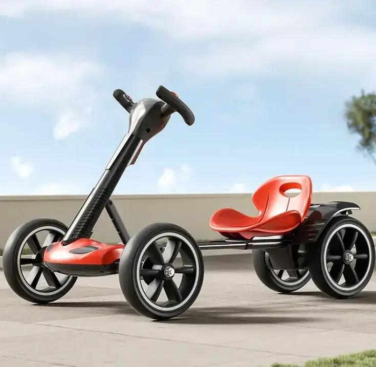 Електрокарт дитячий складаний HL-B6 з пультом керування 6V 4,5Ah Червоний (17068h) - фото 2 Електрокарт дитячий складаний HL-B6 з пультом керування 6V 4,5Ah Червоний (17068h) - фото 2