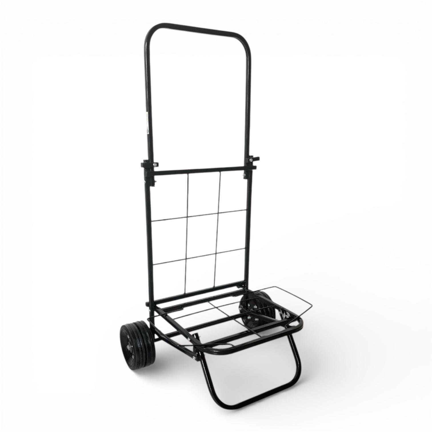 Візок кравчучка господарський Міць складний  з посиленими парними колесами середній Чорний (31571595)