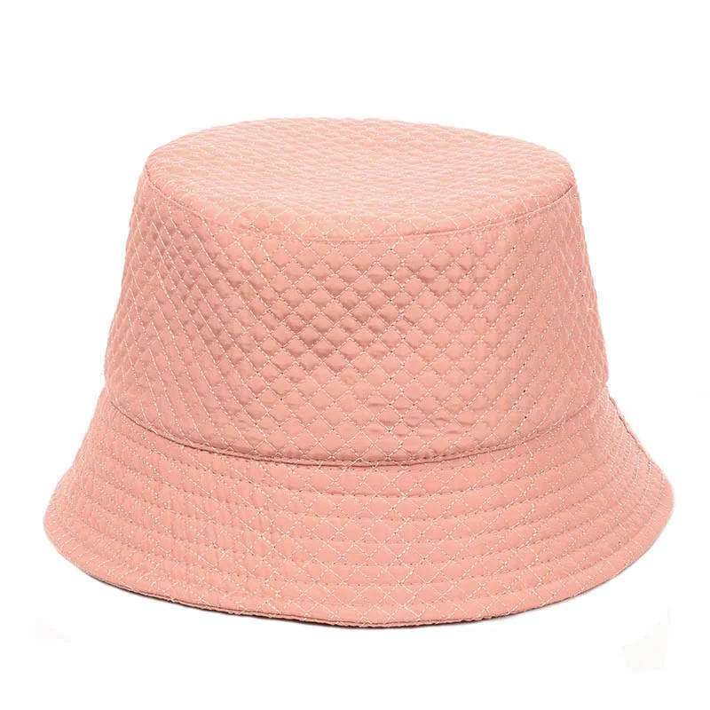 Зимняя однотонная панама на флисе Темная пудра