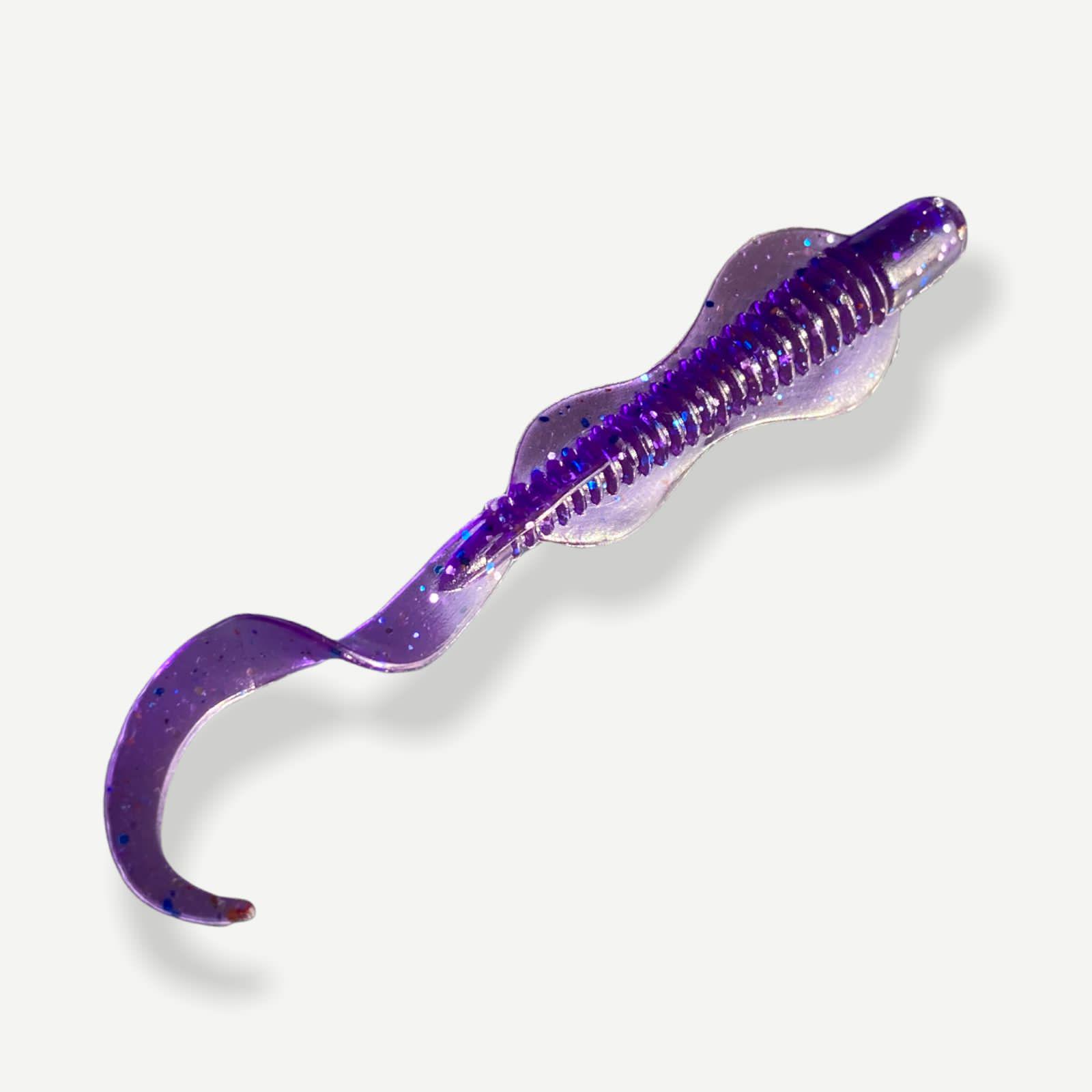 Силиконовая приманка Big Baits Cobra речная серия 2,5" 8 шт. # 109 Dark Violet (2253109) - фото 4 Силиконовая приманка Big Baits Cobra речная серия 2,5" 8 шт. # 109 Dark Violet (2253109) - фото 4
