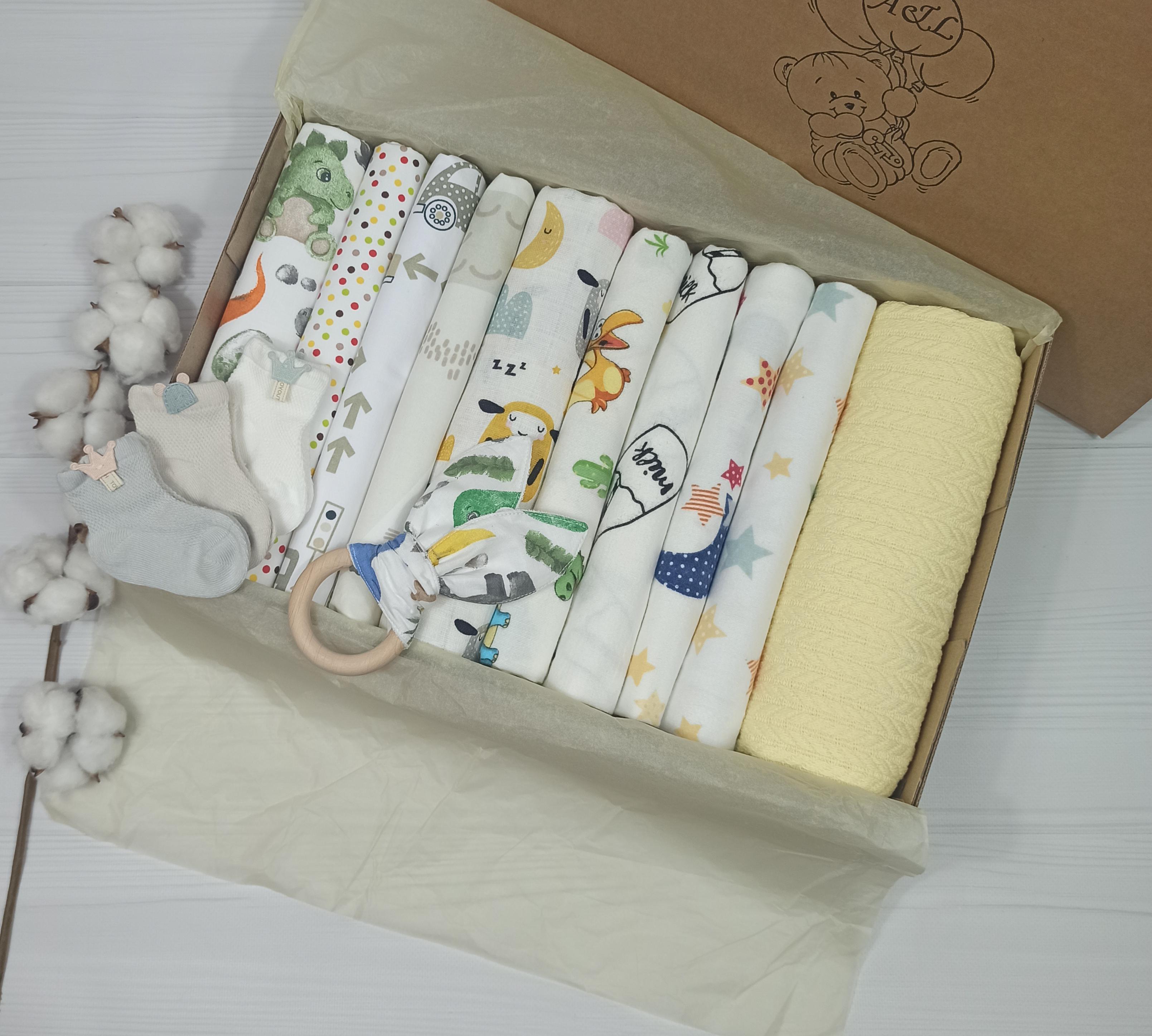 Набор пеленок albabybox Дино Разноцветный (NA 18195990)