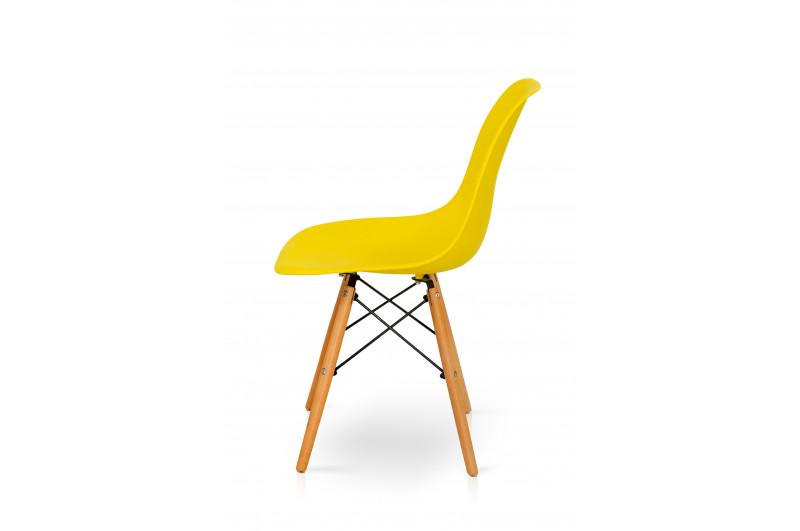 Кухонный стул Мікс Меблі Смайл Желтый (18221) - фото 2 Кухонный стул Мікс Меблі Смайл Желтый (18221) - фото 2