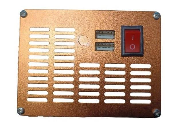 Преобразователь напряжения Eryuan EY-3000W DC 12V/24V в AC 220V с защитой от перегрузок и LCD экраном Коричневый - фото 2 Преобразователь напряжения Eryuan EY-3000W DC 12V/24V в AC 220V с защитой от перегрузок и LCD экраном Коричневый - фото 2