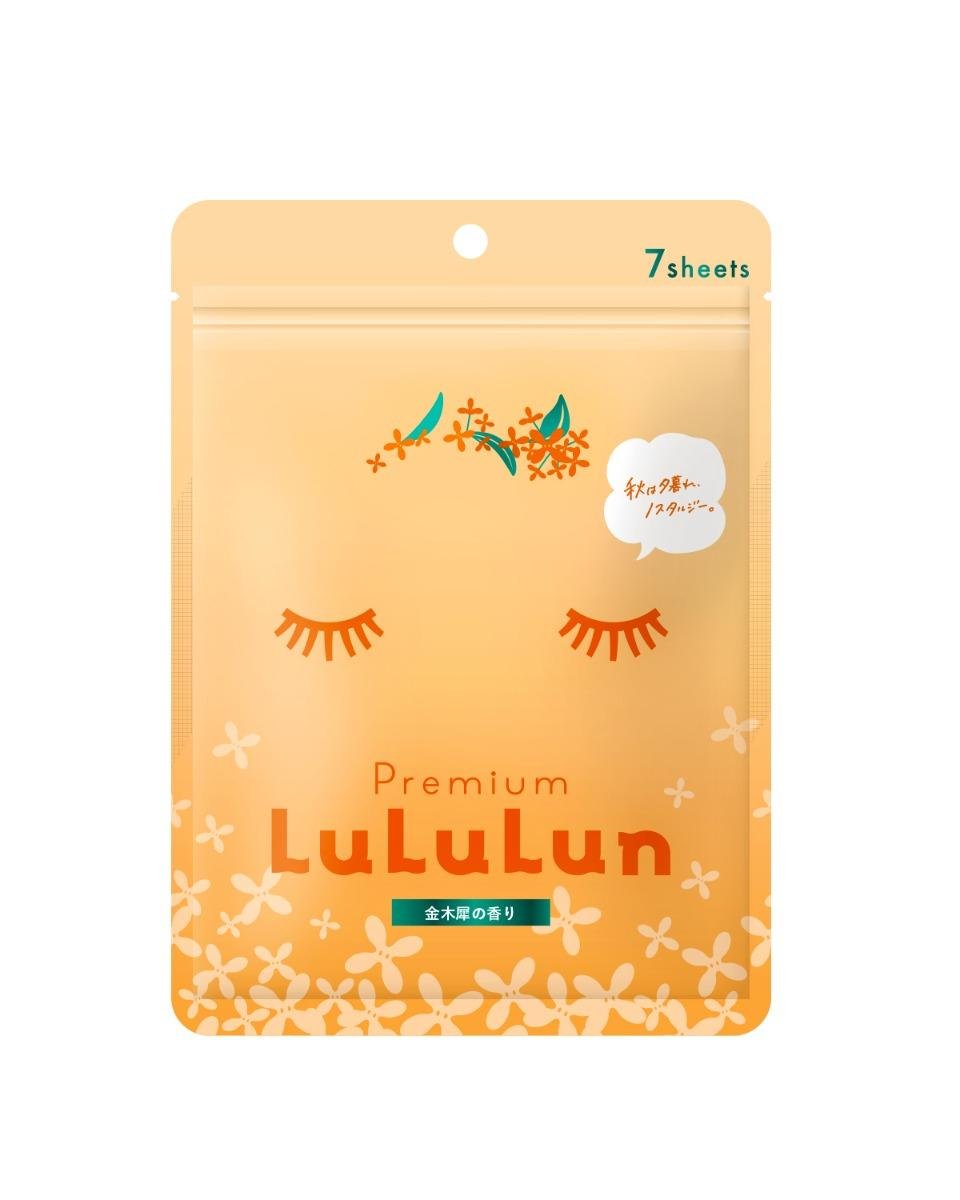 Маска тканевая омолаживающая с экстрактом османтуса Lululun Premium Osmanthus 7 шт.